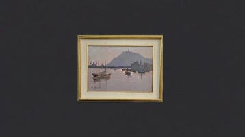 Giovanni Lomi (1889–1969) - Nel porto di Barcellona