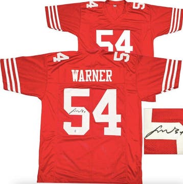 NFL Football - Fred Warner - Autograph - Rood op maat