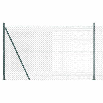 vidaXL gaashek met betonnen voetstuk 10 x 1,4 m PVC-Coated, Verzenden, Nieuw
