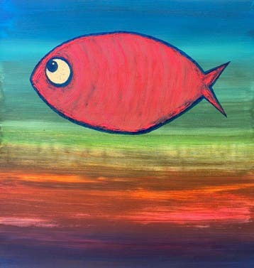 Denis Kuvayev (1971) - Goldfish on magic waters - XL