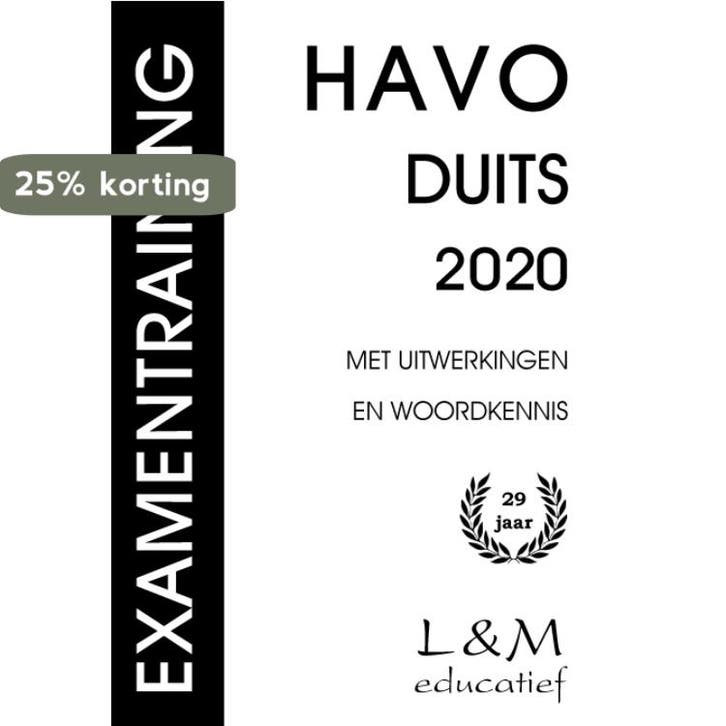 Examentraining Havo Duits 2020 9789054894155 M.T. Janssens, Boeken, Schoolboeken, Gelezen, Verzenden