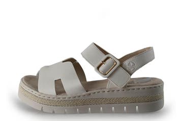 Rieker Sandalen in maat 41 Beige, Kleding | Dames, Schoenen, Verzenden, Beige, Sandalen of Muiltjes, Zo goed als nieuw