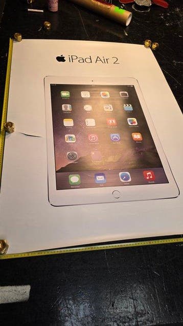 Original Apple iPad Air 2 Promotional Poster - Macintosh