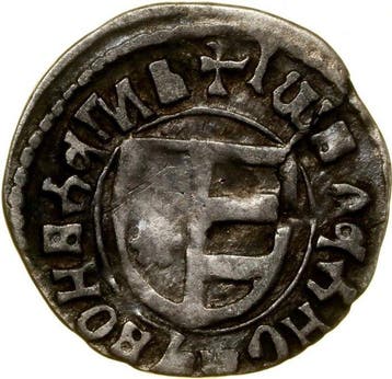 Vorstendom Walachije. Vladislav II. Silver Dinar 1447-1456