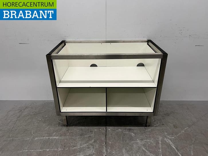 Meuble bas en acier inoxydable, 104,5 x 57,5 x 85,5 cm, pour, Zakelijke goederen, Horeca | Overige, Verzenden