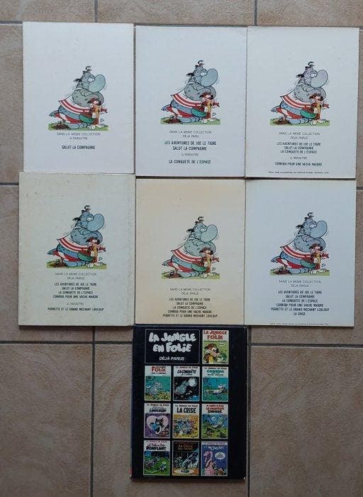 La Jungle en Folie T1 à T6 + T10 + signature - 5x B + 2x C -, Boeken, Stripverhalen