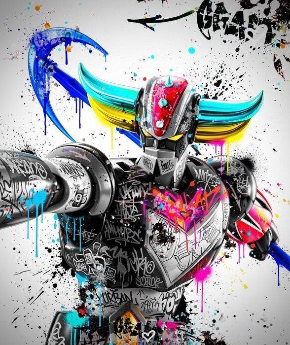 Moabit - Grandizer X Press the Kill Switch, Antiek en Kunst, Kunst | Designobjecten