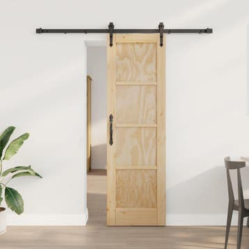 vidaXL Schuifdeur ORKDAL 61 x 198,5 cm Massief grenenhout, Verzenden
