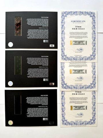 The Matrix Collection – Rare Set of 3 Mounted 35mm Film, Nieuw