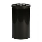 Afvalbak | Metaal (Zwart) | 40L | Wegwerpbekers |, Verzenden, Nieuw in verpakking