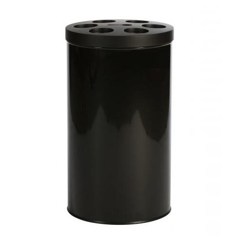 Afvalbak | Metaal (Zwart) | 40L | Wegwerpbekers |, Articles professionnels, Horeca | Équipement de cuisine, Envoi