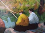 Adolfo Mastrovito (1940-2000) - Pescatori sul pontile