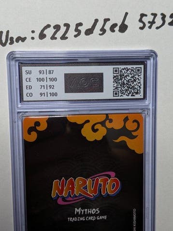 Naruto Mythos 1st. Edition - 1 Graded card - AI grading 9