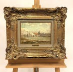 Paul Leduc ( (1876-1943) - Gezicht op Dordrecht, Antiek en Kunst