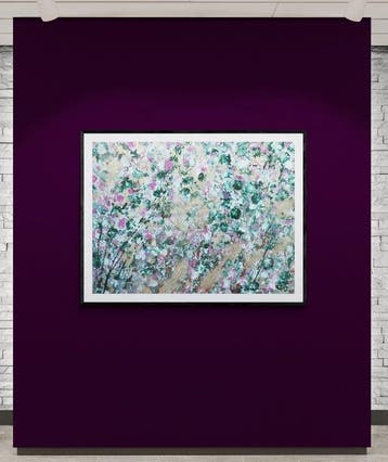 Myriam Carbonnier - Tableau Lorée du jardin