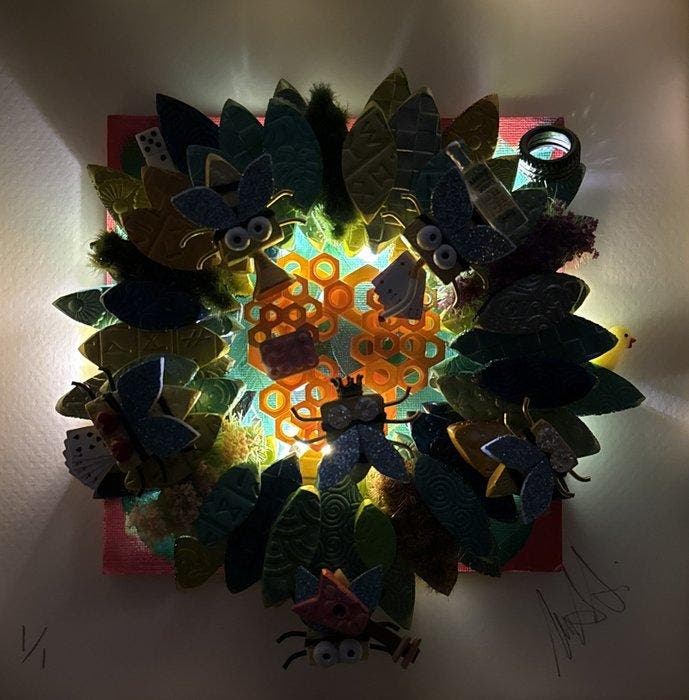 Michael Fantozzi - Little Light Forest #3, Antiquités & Art, Art | Peinture | Moderne