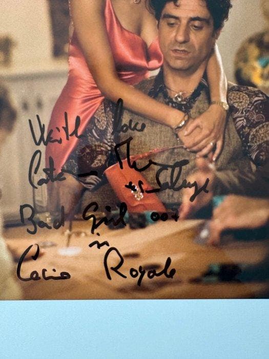 James Bond 007: Casino Royale - Double Handsigned photograph, Collections, Cinéma & Télévision
