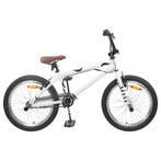 vidaXL BMX Fiets 20 Inch voor kinderen ouder dan 9 jaar Wit, Verzenden, Nieuw