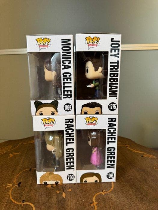 Funko - Funko Pop - Friends lot - 4 Figures - Monica Geller, Antiquités & Art, Antiquités | Jouets