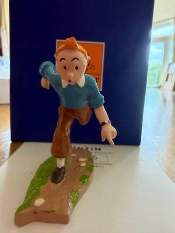 Moulinsart 46937 - Figurine - Tintin Poursuite - Plomb, Nieuw