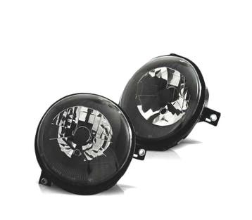 PHARES POUR VOLKSWAGEN VW LUPO 98-05 NOIR, Verzenden