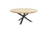 Taste by 4 Seasons Prado tuintafel antraciet - teak blad Ø, Nieuw