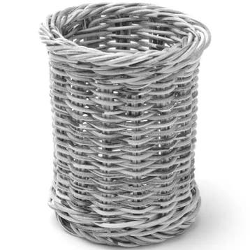 Bestekmand | Kunststof | Lichtgrijs | Ø100x120(h)mm HENDI, Verzenden, Nieuw in verpakking