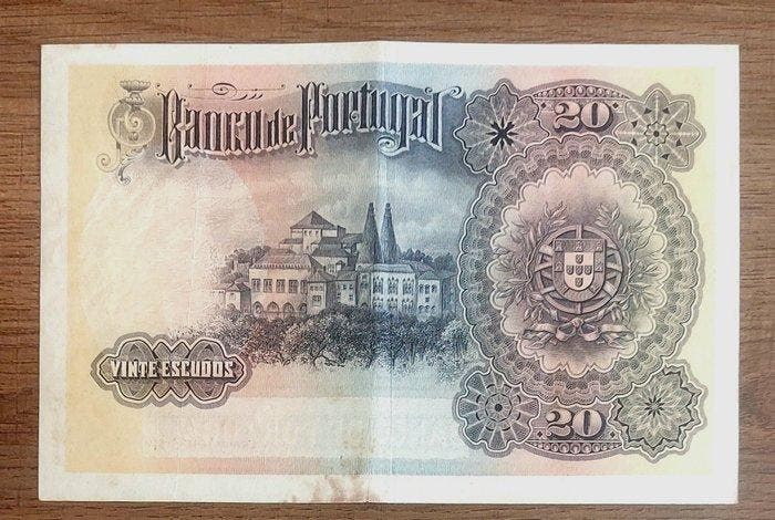 Portugal. - 20 Escudos - 1920 - Pick 118, Postzegels en Munten, Bankbiljetten | Europa | Niet-Eurobiljetten