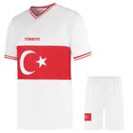 Kingdo Turkije Voetbaltenue Thuis - Eigen Naam - Kind en, Verzenden, Nieuw, Bal