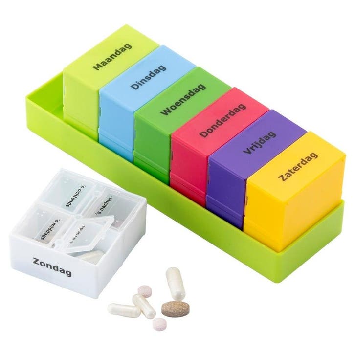 Pillendoos tafelmodel, 7 dagen met 4 dagdelen, Divers, Matériel Infirmier, Enlèvement ou Envoi