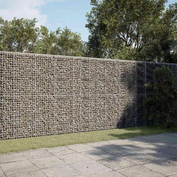 vidaXL Gabion met 5 mm Draad en 5x5 cm Gaas 950x100x200 cm, Tuin en Terras, Verzenden, Nieuw