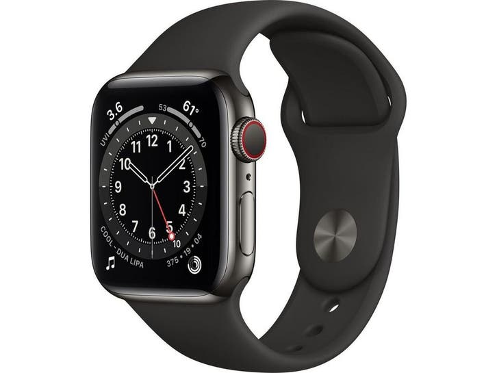 Apple Watch Series 6 - Smartwatch - Zuurstofsaturatie ECG -, Handtassen en Accessoires, Smartwatches, Zo goed als nieuw, Verzenden