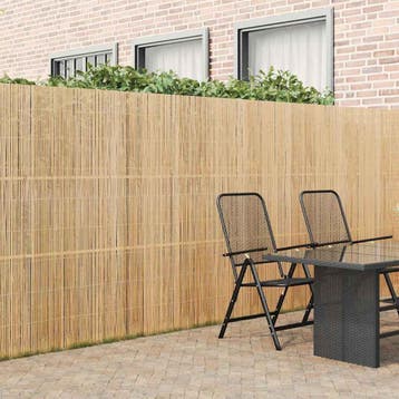 vidaXL Bamboe hek Naturel 400 x 180 cm Bamboe, Verzenden, Nieuw