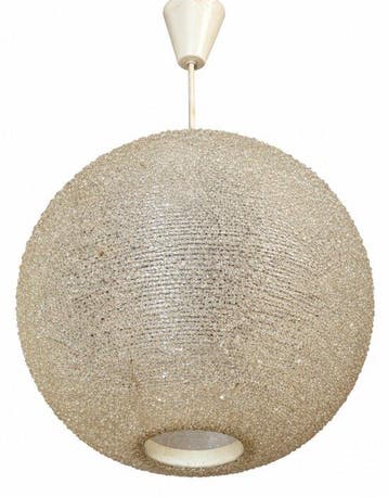 Lamp - Plastic, Glas, Metaal - Sugar lamp, Antiek en Kunst