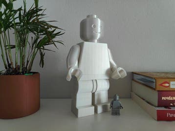 Custom - Pearl and Blue Big Minifigures, Nieuw
