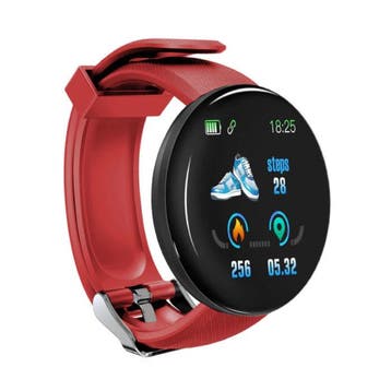 Originele D18 Smartwatch Curved HD Smartphone Sport Fitness, Verzenden, Nieuw, Stuff Certified®