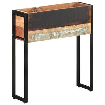 vidaXL Plantenbak 60x20x68 cm massief gerecycled hout, Verzenden