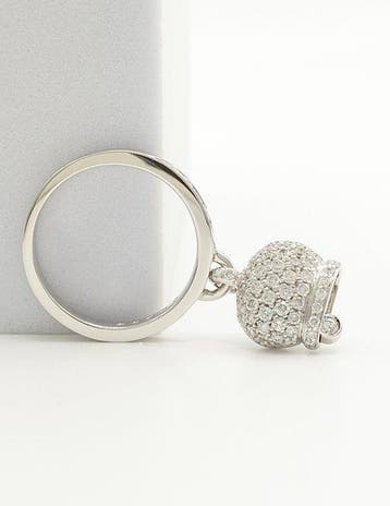 Chantecler - Ring - Capri - 18 karaat Witgoud Diamant, Nieuw