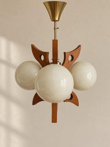 Szarvas - Plafondlamp - Opaline glas - design hanglamp o