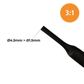Krimpkous Zonder Lijm 3:1 | P/M, 4.5mm, Auto-onderdelen, Ophalen of Verzenden, Nieuw