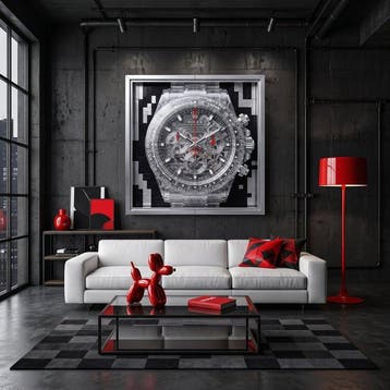 Artxlife - Lego Rolex Daytona RedSilver Transparency, Nieuw