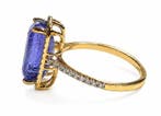 Zonder minimumprijs - Ring - 14 karaat Geel goud - 5.89ct., Nieuw