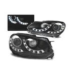 PHARES POUR VOLKSWAGEN VW GOLF 6 08-13 TRUDRL + CCFL NOIR, Autos : Pièces & Accessoires, Verzenden, Neuf
