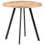 Eettafel 80cm Mangohout | Retour Deal | 47% Korting!, Verzenden