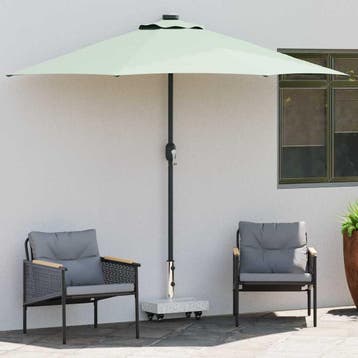 vidaXL Parasolvoet Grijs 45 x 25 x 45 cm Graniet, Verzenden, Nieuw