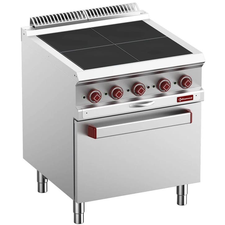 Fornuis + Heteluchtoven | OPTIMA 700 | Elektrisch | 4, Articles professionnels, Horeca | Équipement de cuisine, Envoi