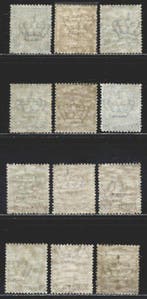 Levant 1902/1907 - Albanie - Collection complète de 12, Gestempeld