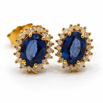 Sans prix de réserve - Boucles doreilles Argent - 1.79ct., Nieuw