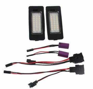 Led kenteken verlichting volkswagen golf 6 plus passat touan, Verzenden