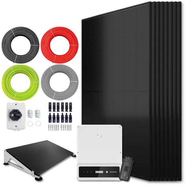 Zonnepanelen pakket voor platdak - 4.3 kW - 10x 430, Bricolage & Construction, Panneaux solaires & Accessoires, Enlèvement ou Envoi